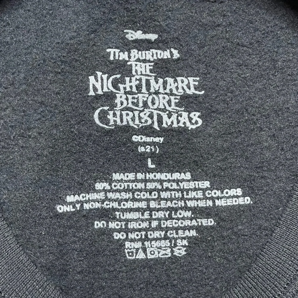 The Nightmare Before Christmas | Women’s Large | Jack Moon‎ Crewneck Sweatshirt